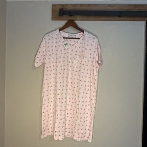 Intimate Essentials Nightgown / Sleep Dress Short Sleeve for Women Size L/XL NWT